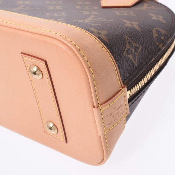 Louis Vuitton Monogram Alma Brown Canvas Handbag - Picture 7 of 9